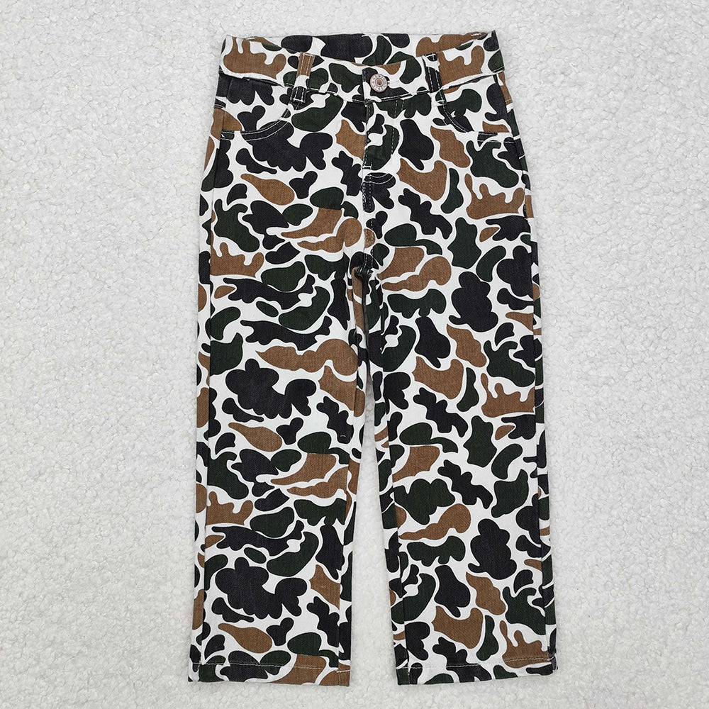 Boys Hunting Duck Camouflage Bottom Jeans