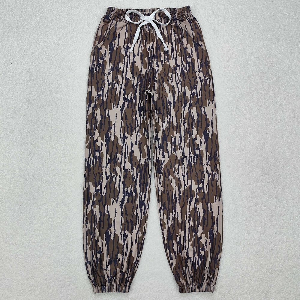 P0726 adult pant bottomland camouflage women jogger yoga pants