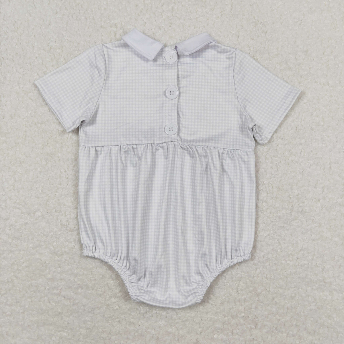 Sibling Baby Boys Girls Pink White Checked Rompers