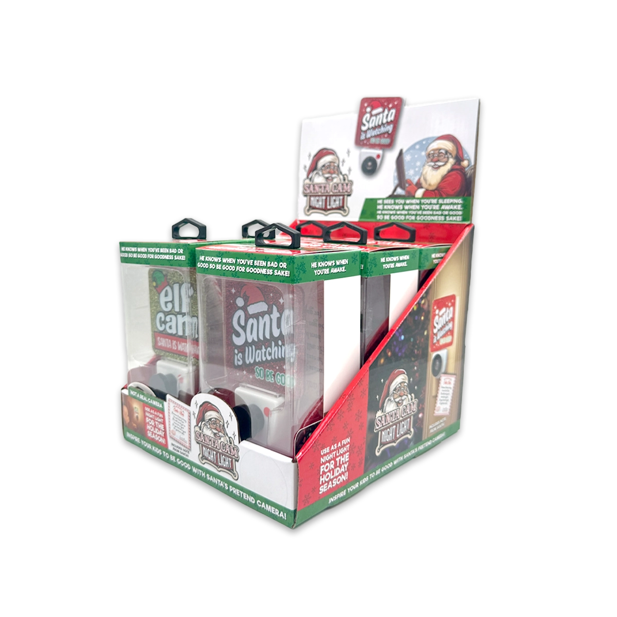 Christmas Santa Cam Night Light Ac Wall