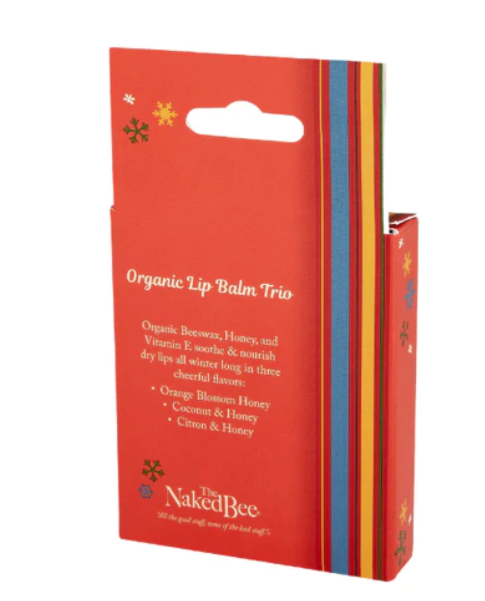 Organic Lip Balm Trio - Cajun Cuties & Co