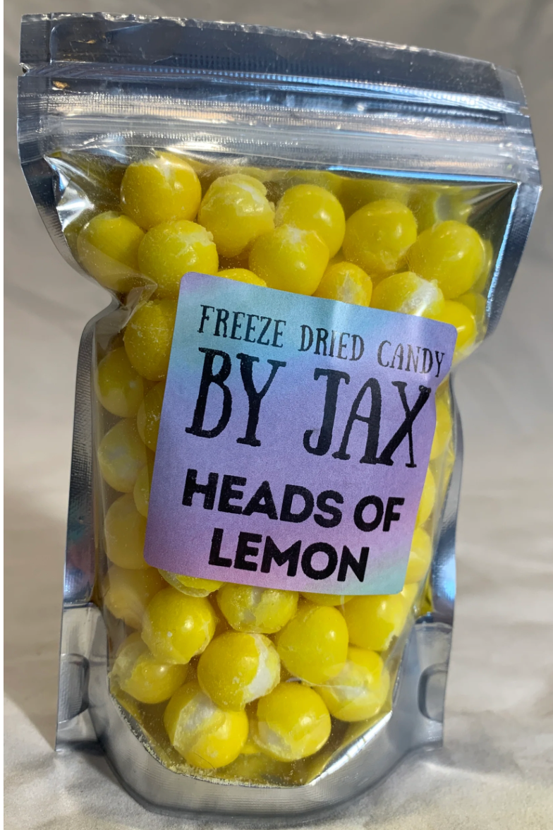 Freeze-Dried Heads of Lemon Candy – Sour, Sweet & Incredibly Crunchy