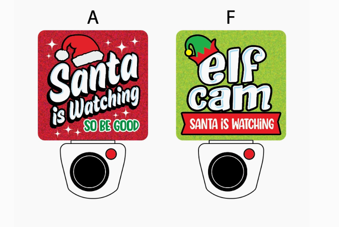 Christmas Santa Cam Night Light Ac Wall
