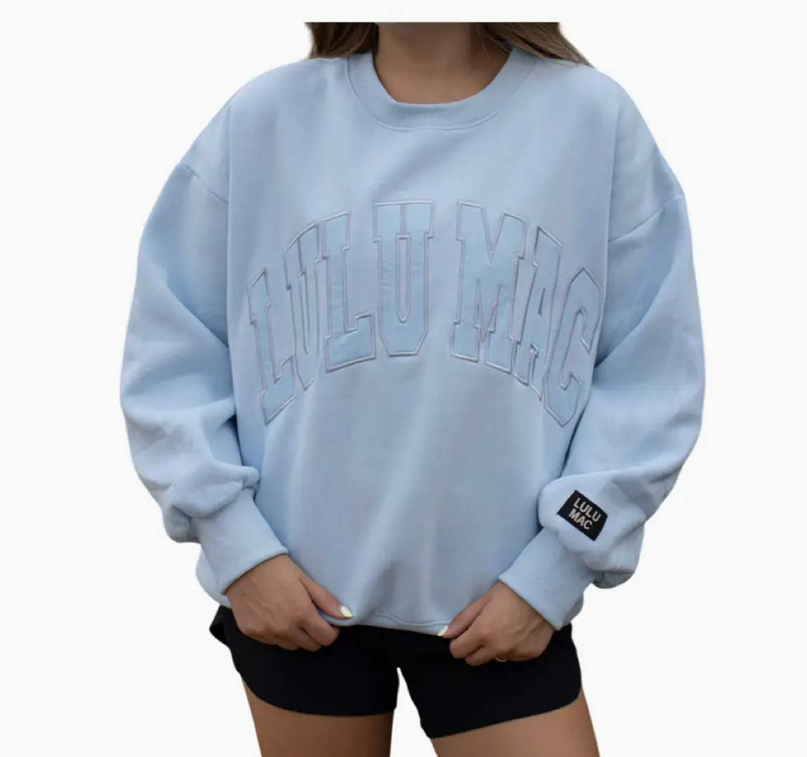 LULU Mac Youth Light Blue Sweatshirt