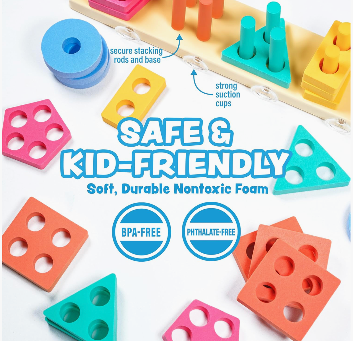 Tub Works® SPLASH, STACK & SORT Bath Toy