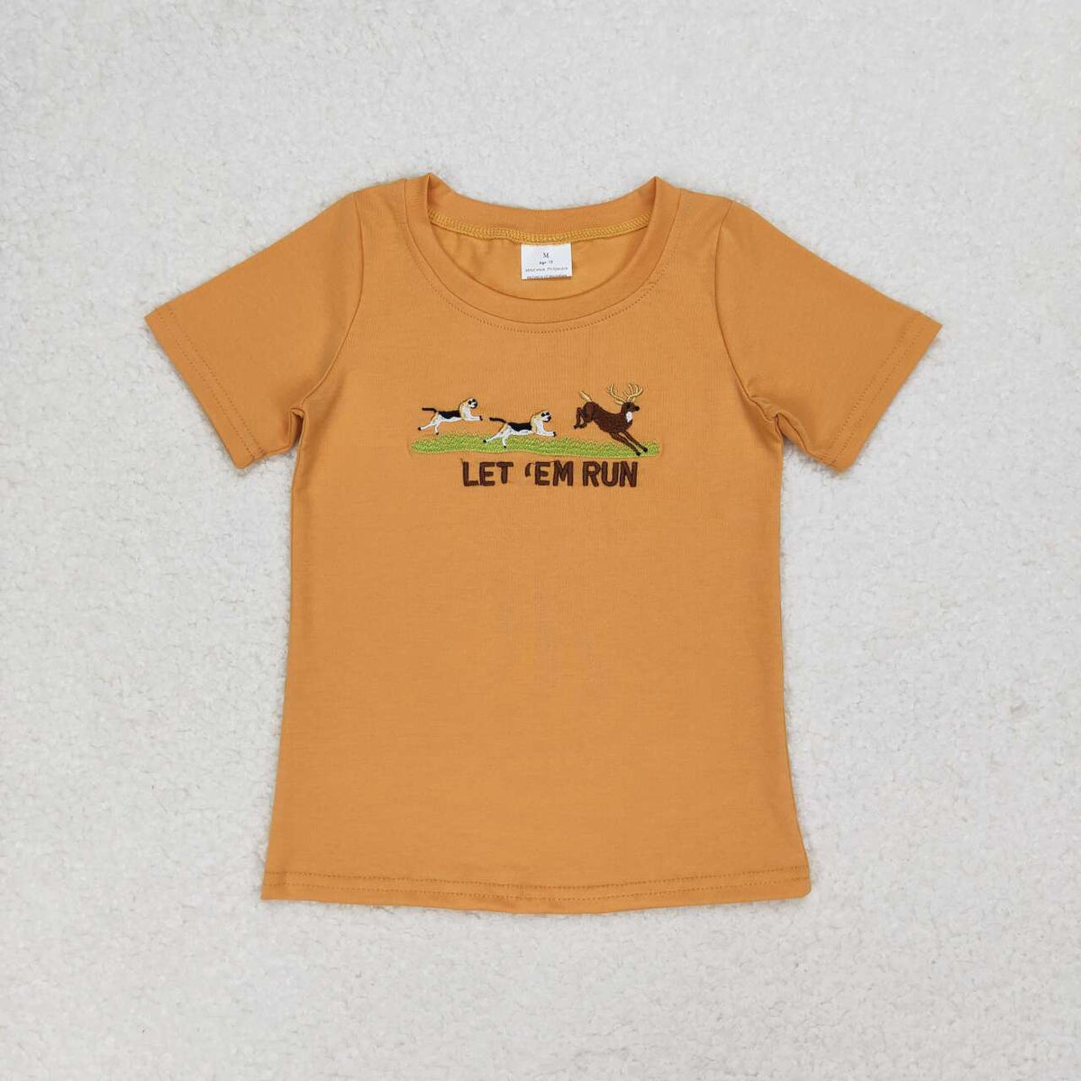 BT0674 baby boy clothes embroidery wild animals boy summer tshirt