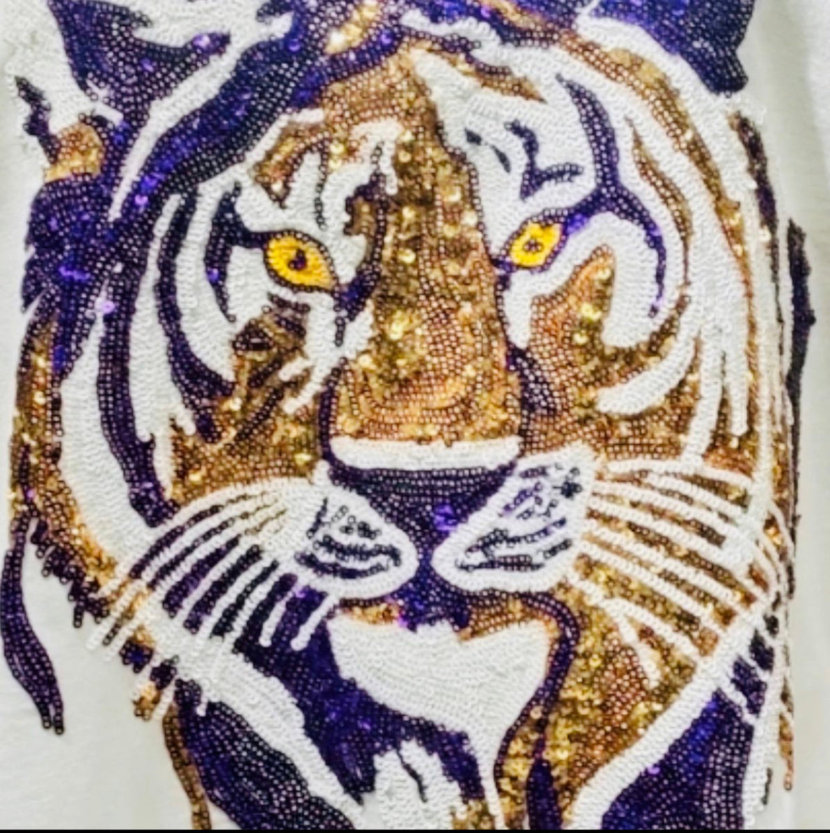 Tiger Face Long Sleeve Adult