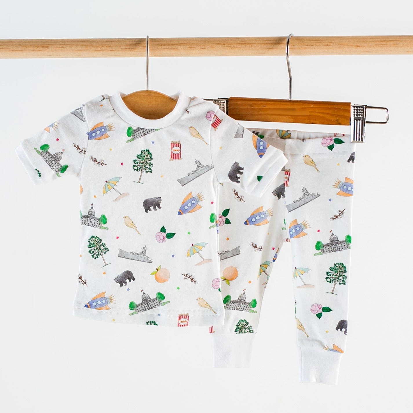 Alabama Kids Organic Cotton Pajamas