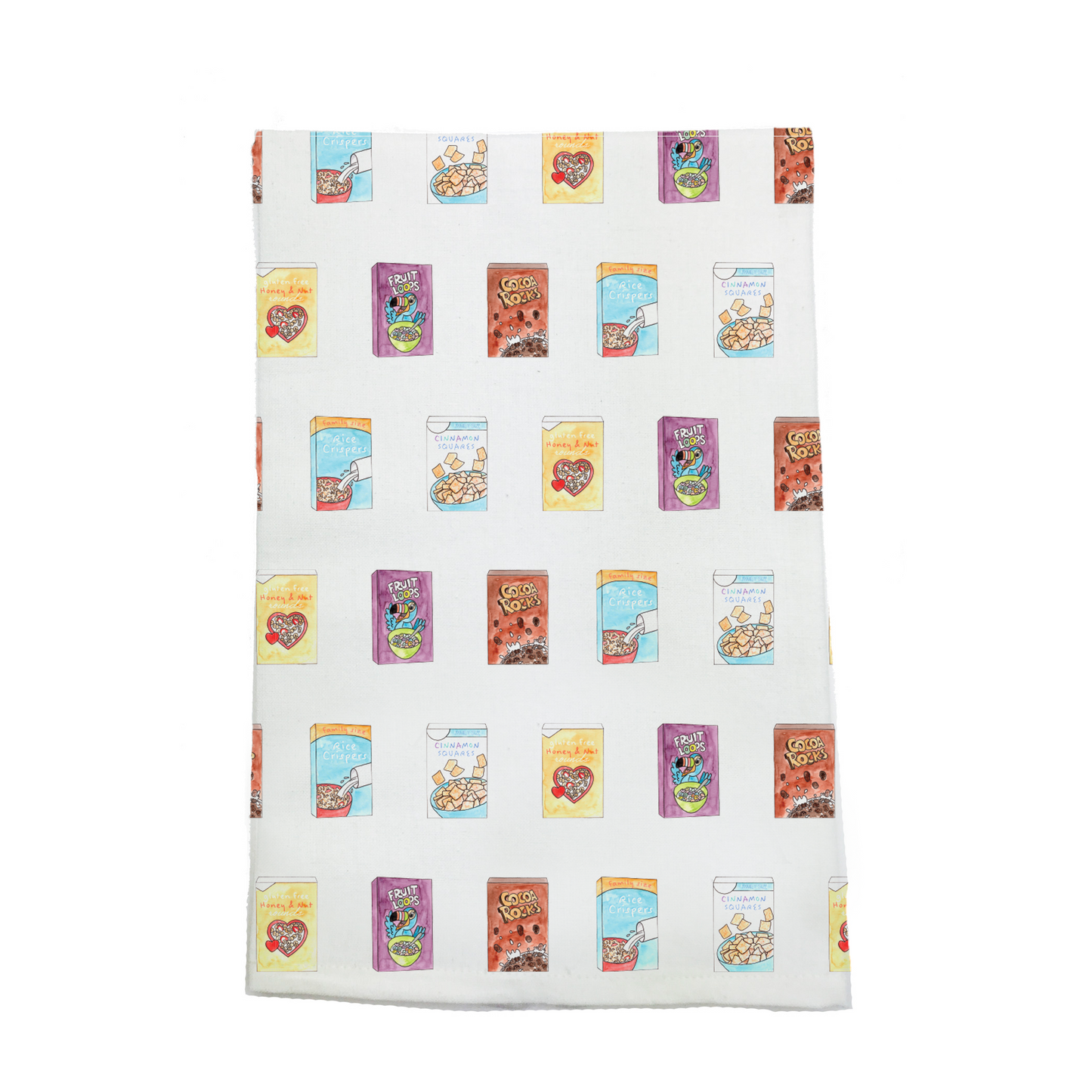Cereal-sly Delicious Organic Cotton Kitchen Towel