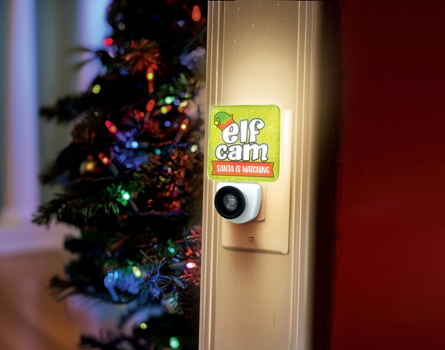 Christmas Santa Cam Night Light Ac Wall