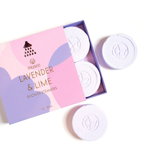 Lavender & lime aromatherapy shower steamers – spa-inspired relaxation gift from Cajun Cuties
