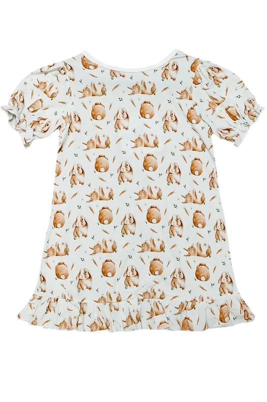 Vintage Bamboo Bunny Play Dress