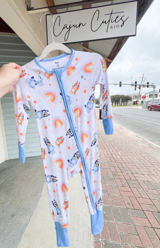 Bluey Bamboo Pjs - Cajun Cuties & Co