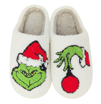 Grinch slippers - Cajun Cuties & Co