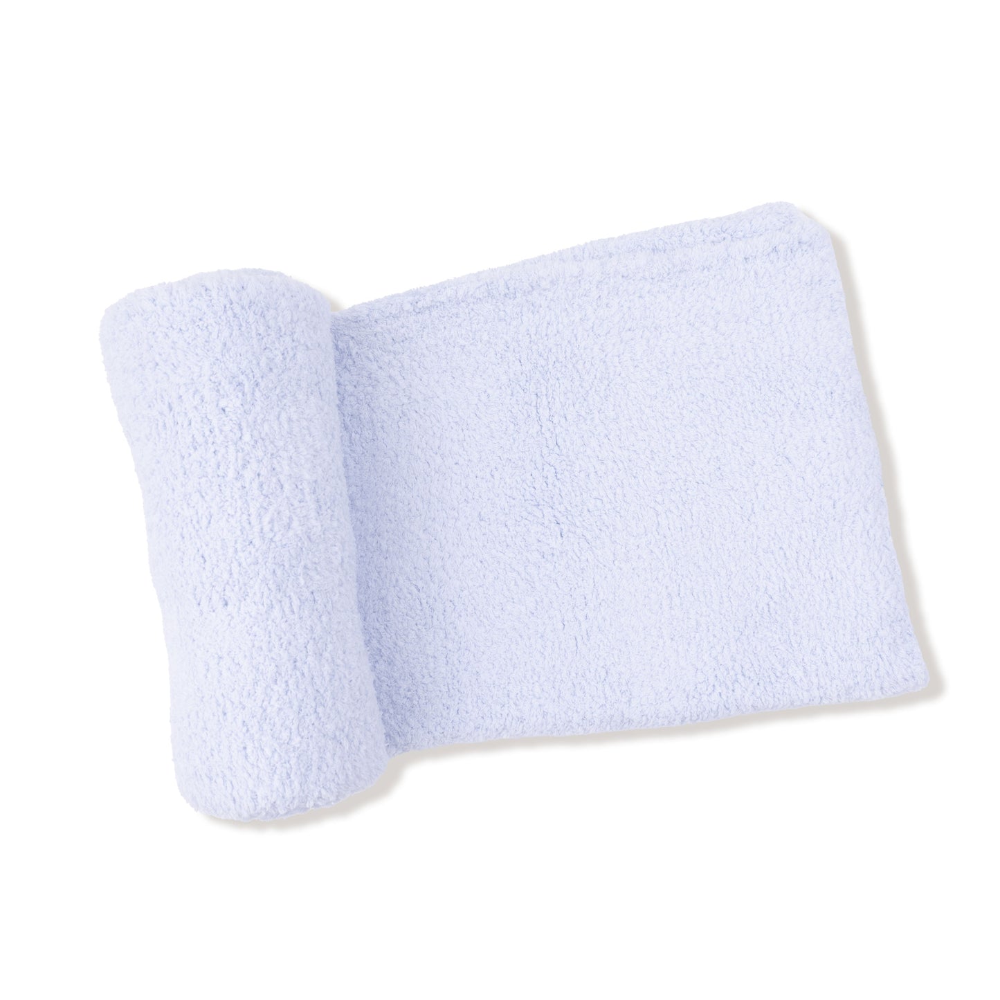 Chenille - Light Blue Receiving Blanket