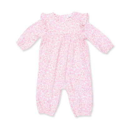 Baby Woodland - Ruffle Sleeve Snap Romper
