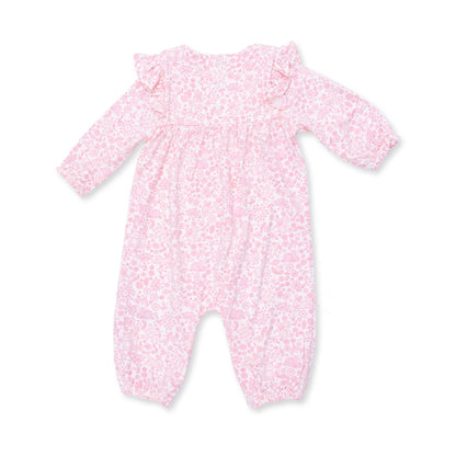 Baby Woodland - Ruffle Sleeve Snap Romper