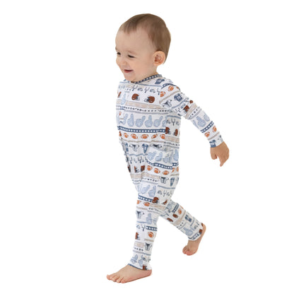 Football Stripe - Uni Romper