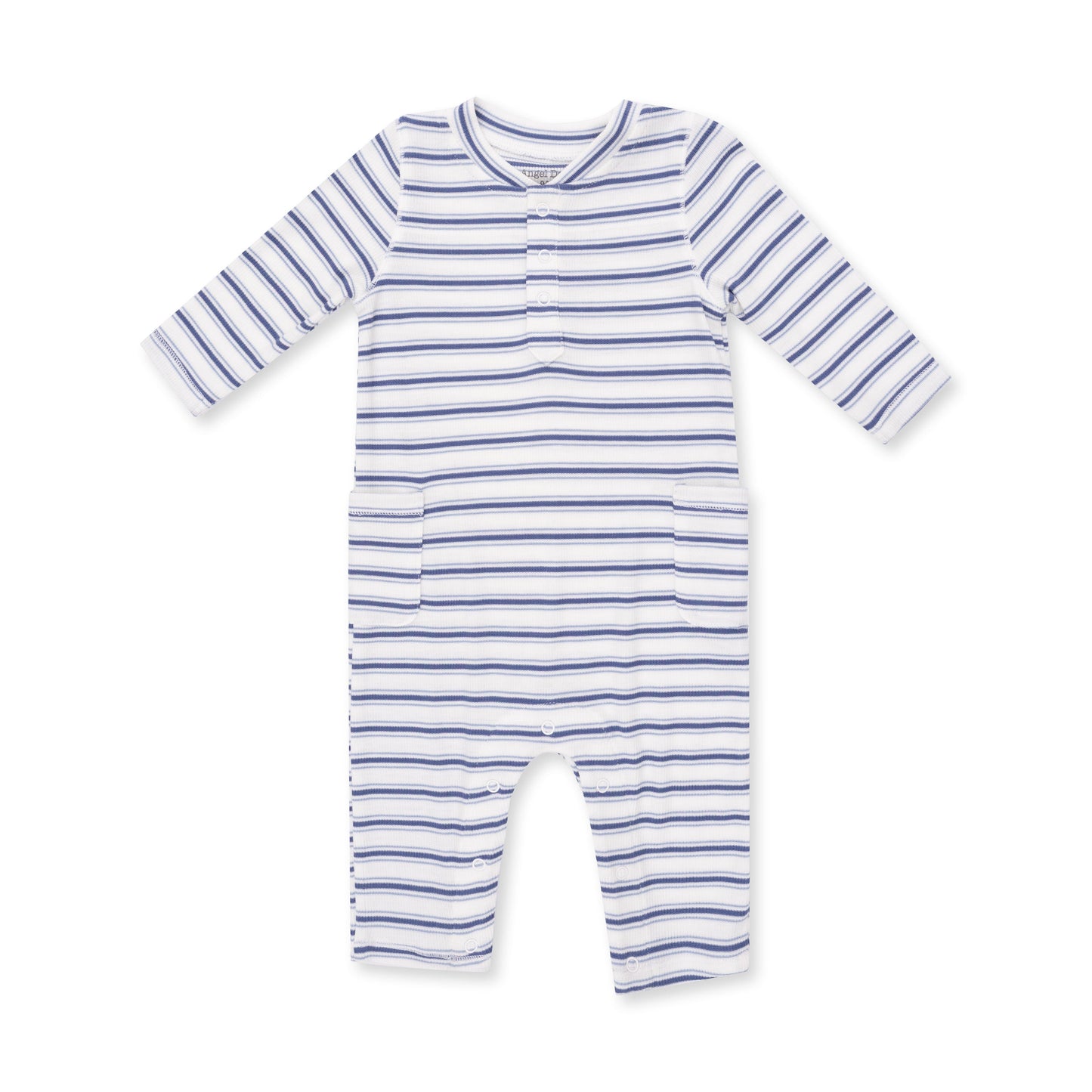 Vintage Stripe Blue - Uni Romper