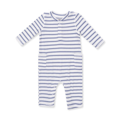 Vintage Stripe Blue - Uni Romper