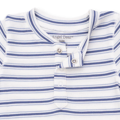 Vintage Stripe Blue - Uni Romper