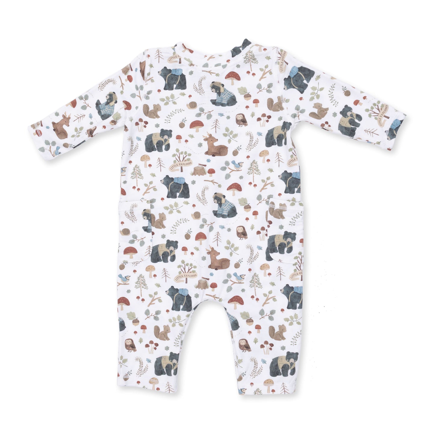 Southern Woodland Animals Green - Uni Romper