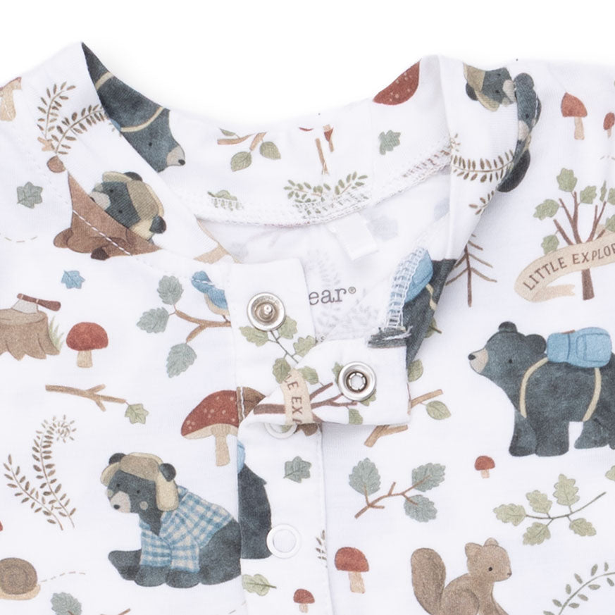 Southern Woodland Animals Green - Uni Romper