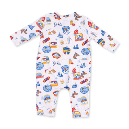 Vintage Ski Patches - Uni Romper