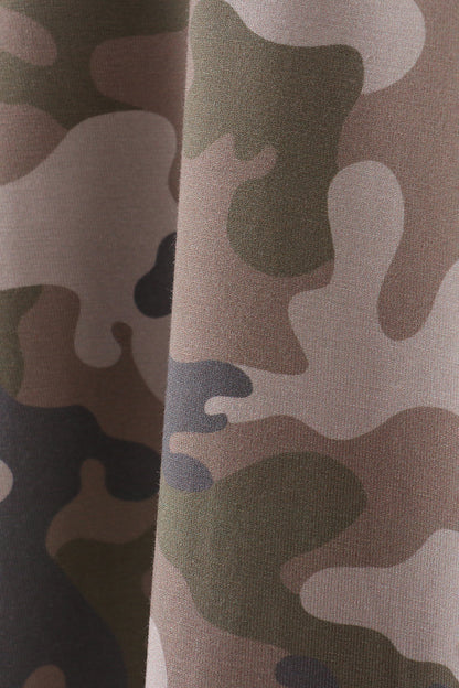 Camouflage bamboo pajama set