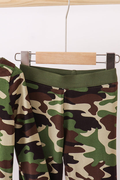 Classic Camo bamboo pajama pants set