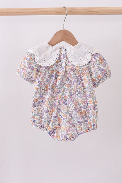Red Floral Lace Bubble