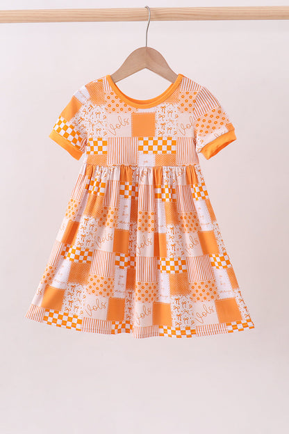 Tennessee floral checkered bamboo dress