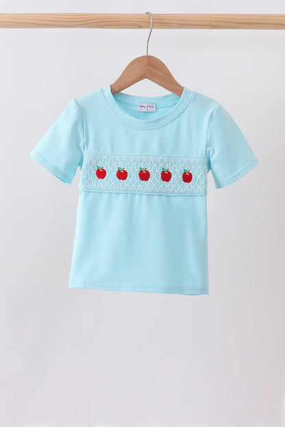 Blue Apple Smocked Top