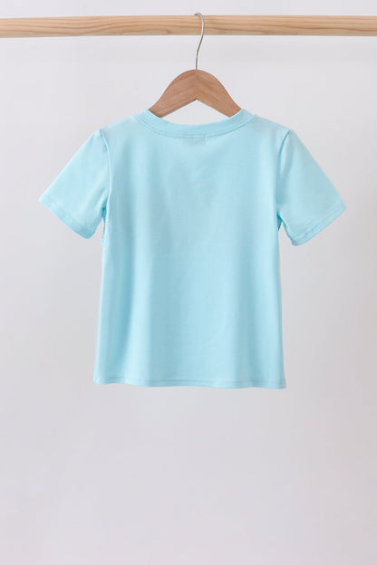 Blue Apple Smocked Top