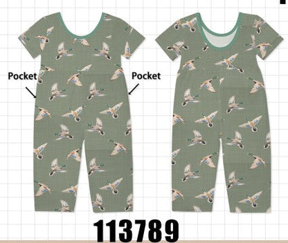 Green Mallard Bamboo Jumpsuit