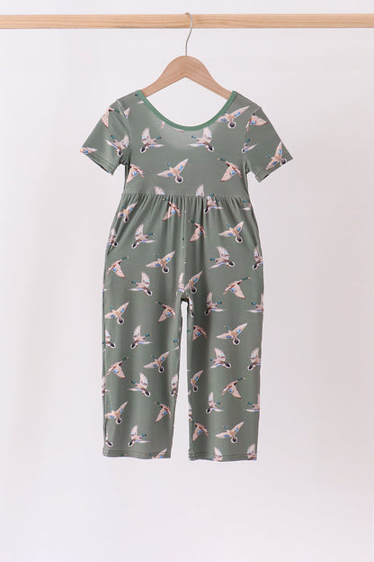 Green Mallard Bamboo Jumpsuit