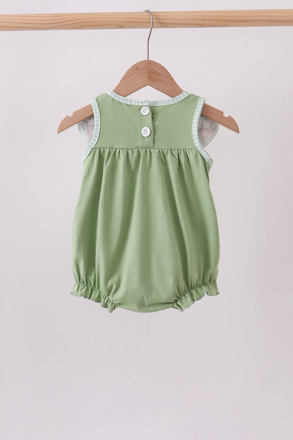 Sage Pumpkin Embroidered Bubble