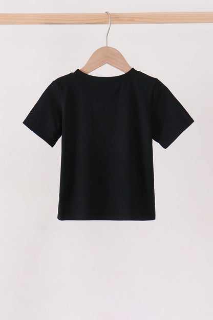 Black Ghost Embroidery Top
