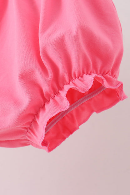 Pink Cowboy boots Smocked Bloomer Set