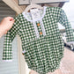 Green Plaid Bubble - Cajun Cuties & Co