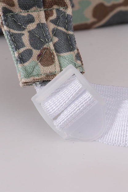 Camouflage duck applique backpack