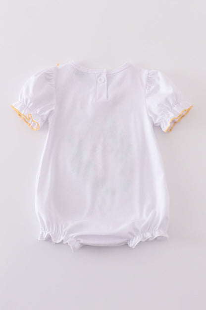 Easter cross embroidery girl bubble