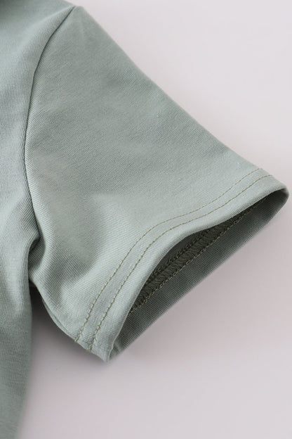 Sage stripe button down shirt