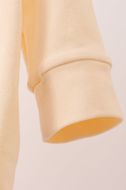 Beige turkey embroidery bubble