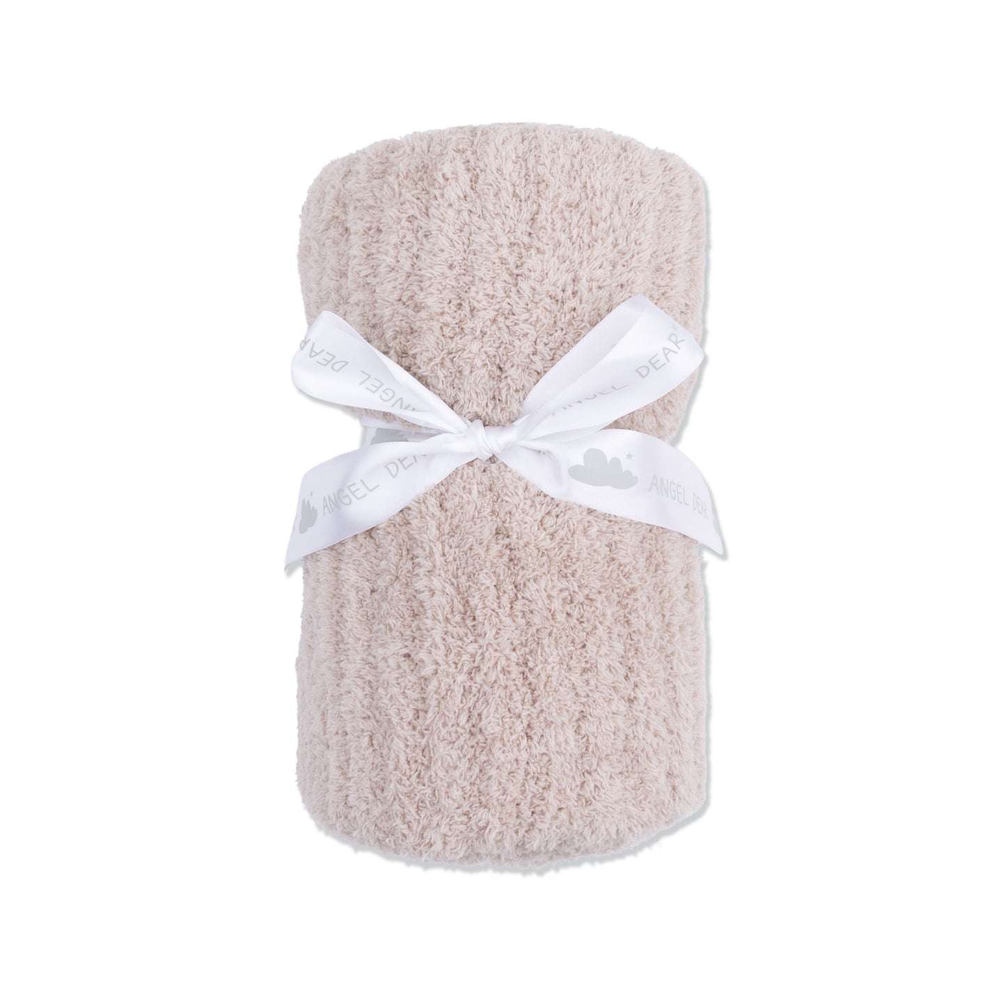 Chenille - Stone Blanket with Striped Texture