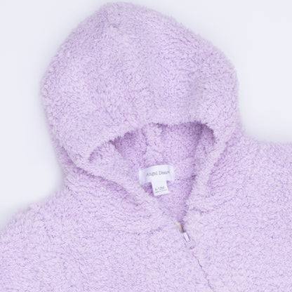 Chenille - Lavender Hooded Romper