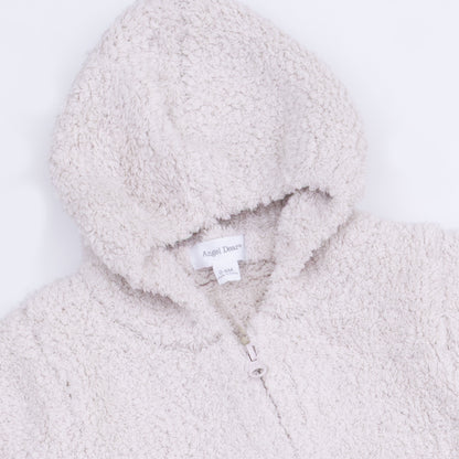 Chenille - Natural Hooded Romper
