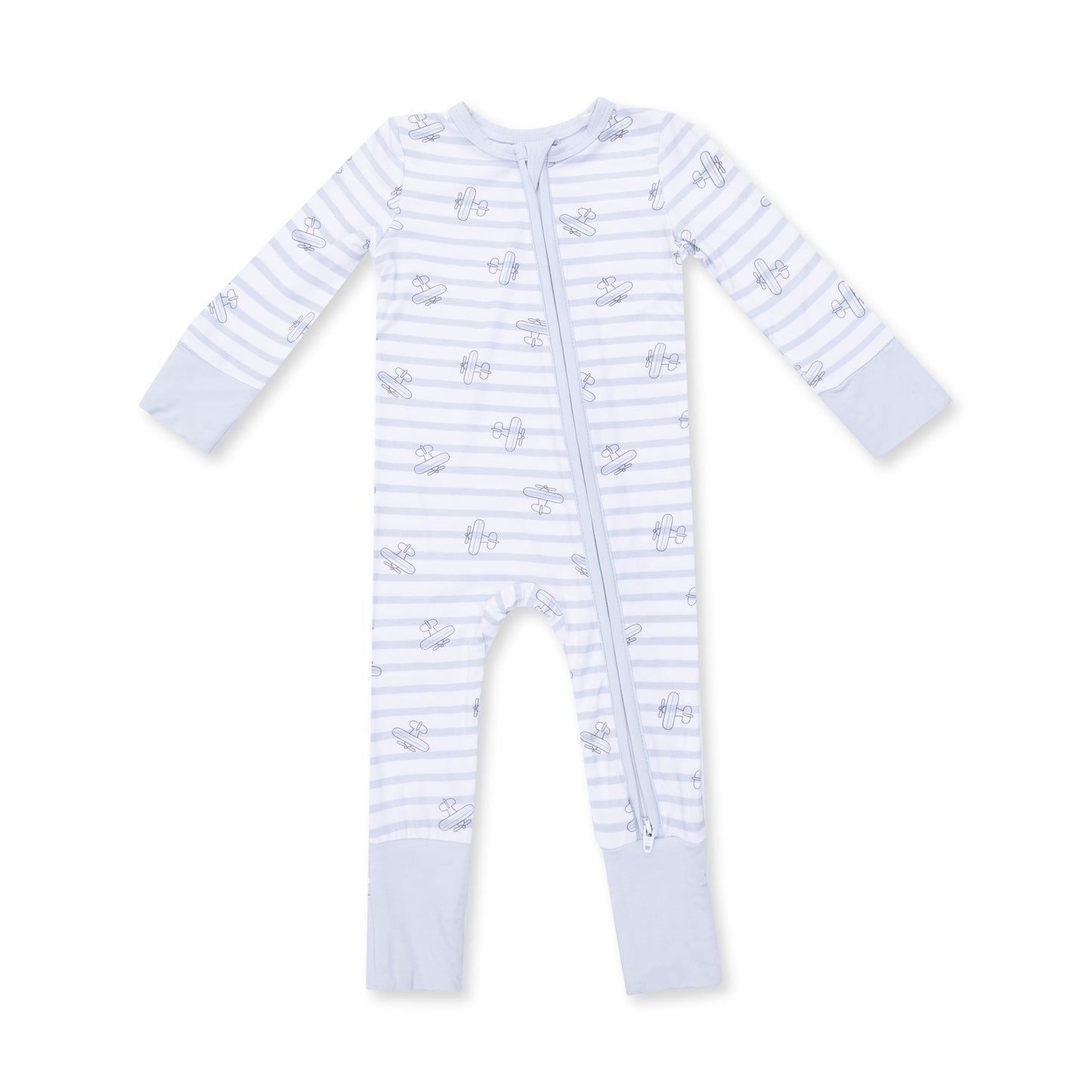 Airplane Stripe - Convertible Romper