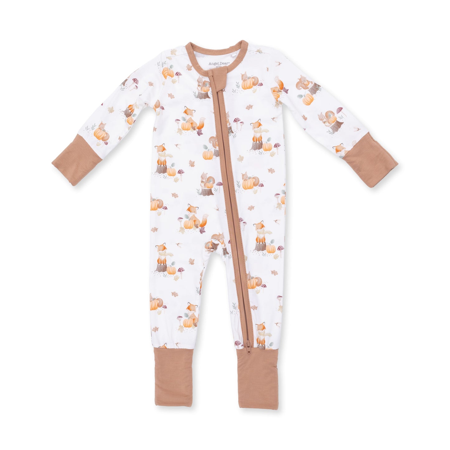 Woodland Animals with Pumpkins - Convertible Romper