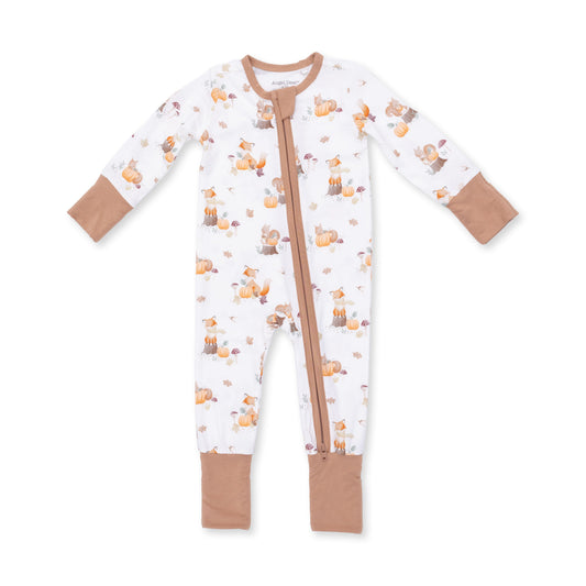 Woodland Animals with Pumpkins - Convertible Romper